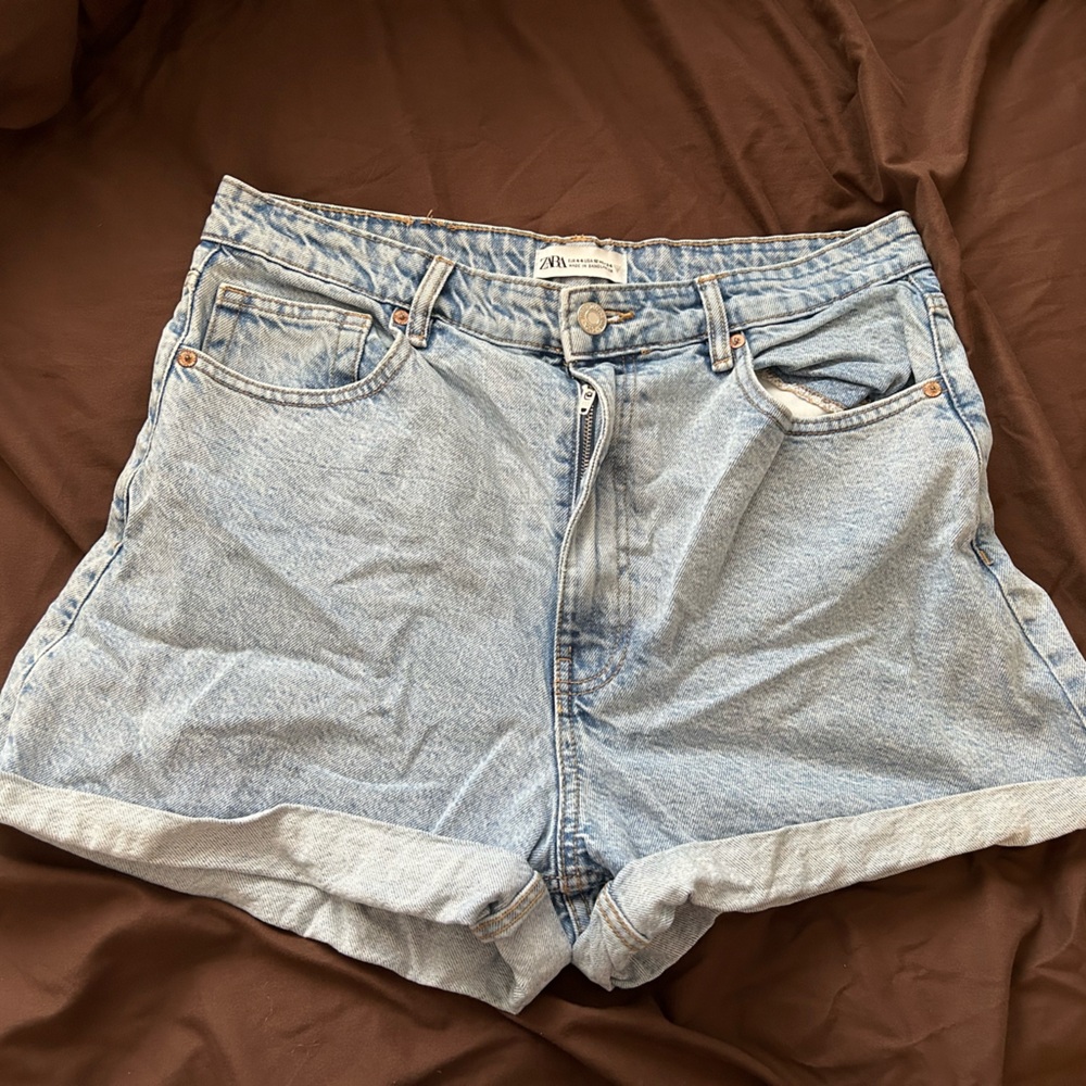 Zara denim shorts